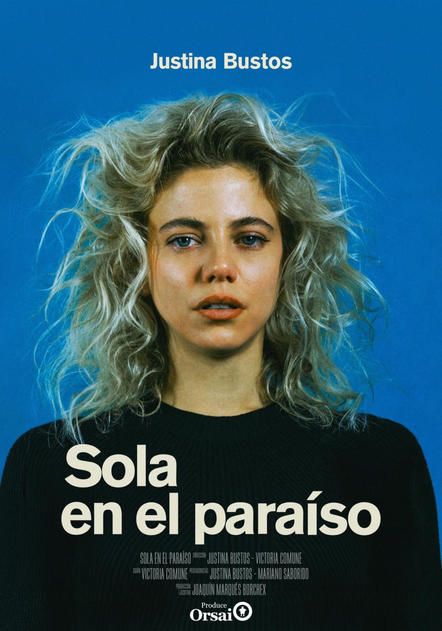 Afiche de Sola en el paraíso